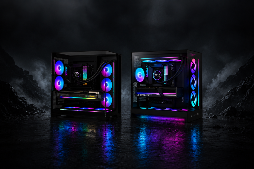 Custom gaming PCs UK — Pack-A-Punch PCs hero