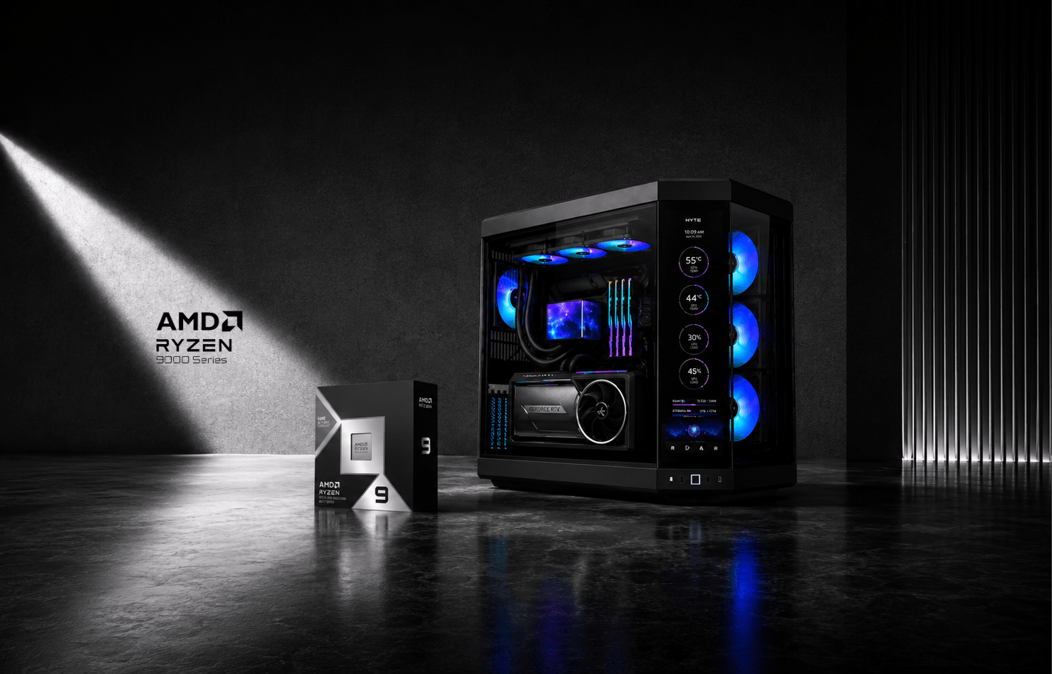 Powered by AMD Ryzen 9000